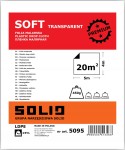 Solid Folia malarska SOFT transparent 4x5m 5095