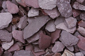 Grys Plum Slate Piękny Kamień Ogrodowy 30-50mm 1T