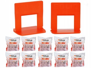 SOLID SYSTEM POZIOMOWANIA PŁYTEK KLIPSY 1mm 100szt