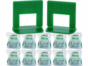 SOLID SYSTEM POZIOMOWANIA PŁYTEK KLIPSY 3mm 100szt