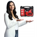 ZESTAW Zszywacz tapicerski 4-14mm ZSZYWKI WALIZKA