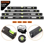 ZESTAW POZIOMIC PRO 800 ENDURANCE+ 4SZT 80-200CM FREZOWANA ALU ERS+