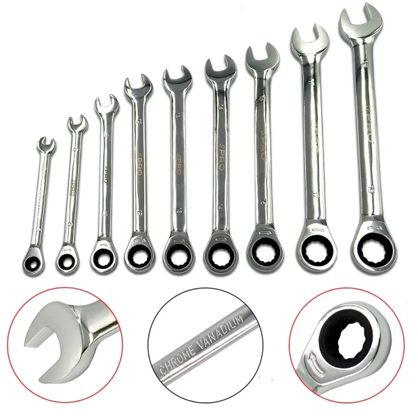 Klucze płasko-oczkowe