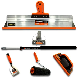 Nóż do gładzi 55cm SZPACHLA PIÓRO KOSA + KIJ TELE + PACA + KIELNIA + WAŁEK NDG14