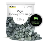 Grys Lodowy Szmaragd Kamień Ogrodowy 8-16mm 25kg
