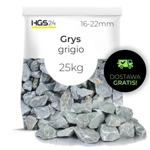 Grys Grigio Piękny Kamień Ogrodowy 16-22mm 25kg