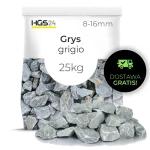 Grys Grigio Piękny Kamień Ogrodowy 8-16mm 25kg