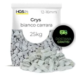 Grys Bianco Carrara Kamień Ogrodowy 12-16mm 25kg