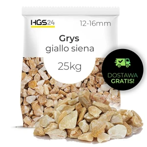Grys Giallo Siena Kamień Ogrodowy 12-16mm 25kg