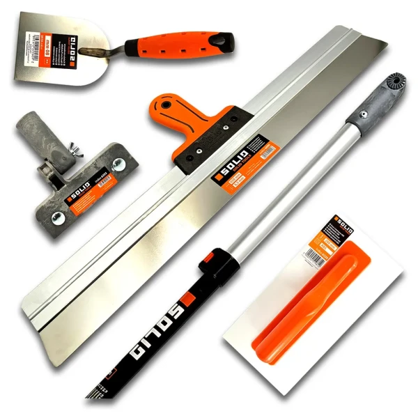 SOLID Zestaw szpachla fasadowa 55cm premium NF2 Zestaw szpachli do tynku