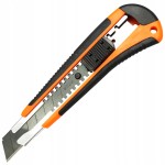 SOLID Nóż plastikowo-gumowy BLACK TIGER 18mm 5642b