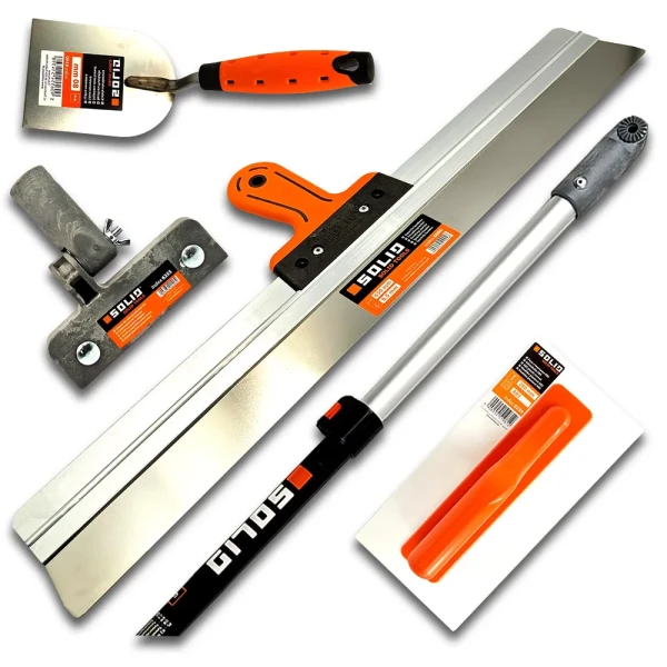 SOLID Zestaw szpachla fasadowa 65cm premium NF1 Zestaw szpachli do tynku