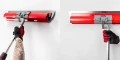 Zestaw Noży do gładzi PRO Walizka 9 el. Nożyk HGS Kij z adapterem Wałek 25cm