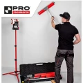 Zestaw Noży do gładzi PRO Walizka 9 el. Nożyk HGS Kij z adapterem Wałek 25cm