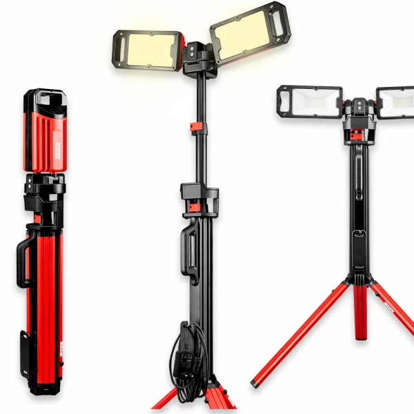 Reflektor warsztatowy Lampa 2x25W na stojaku PRO Fachmayer LD631