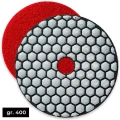 PRO Diamentowy dysk szlifierski 100mm GR. 400 M14 NA RZEP WT163