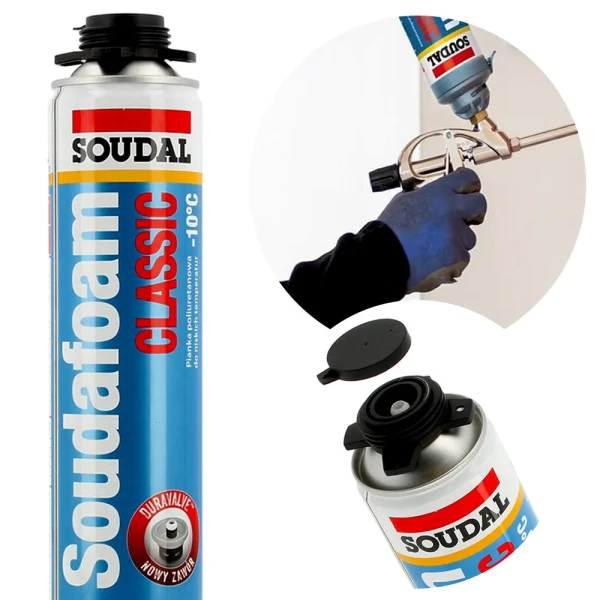 Pianka pistoletowa SOUDAL CLASSIC 750ML Zimowa -10 stopni