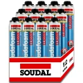 12x Pianka pistoletowa SOUDAL CLASSIC 750ML Zimowa -10 stopni PIANA POLIURETANOWA