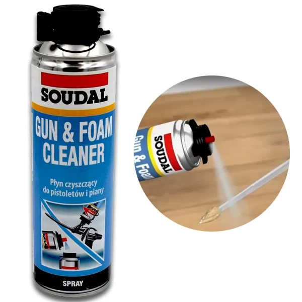 Czyścik do piany poliuretanowej SOUDAL 500ml Płyn czyszczący do pianki montażowej