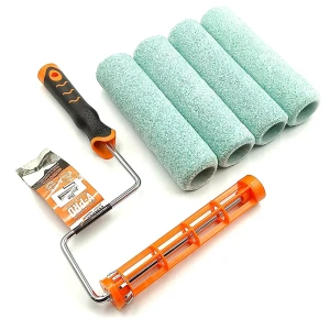 Wałki malarskie 4x wałek Green Fibra + uchwyt koszykowy 23 cm MOTIVE V-PRO