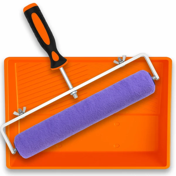 Wałek malarski 40cm V-PRO PES z rączką + duża kuweta 54cm MOTIVE ZM27