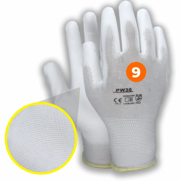 RĘKAWICE ROBOCZE ochronne cienkie BHP rozmiar. 9 SOLID