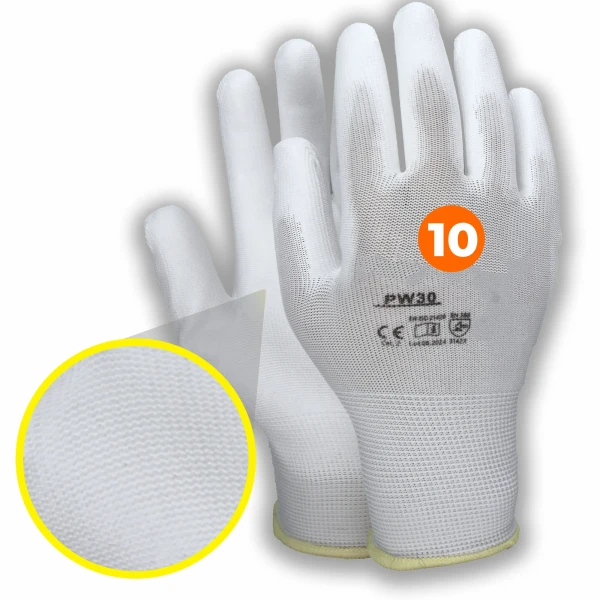 RĘKAWICE ROBOCZE ochronne cienkie BHP rozmiar. 10 SOLID