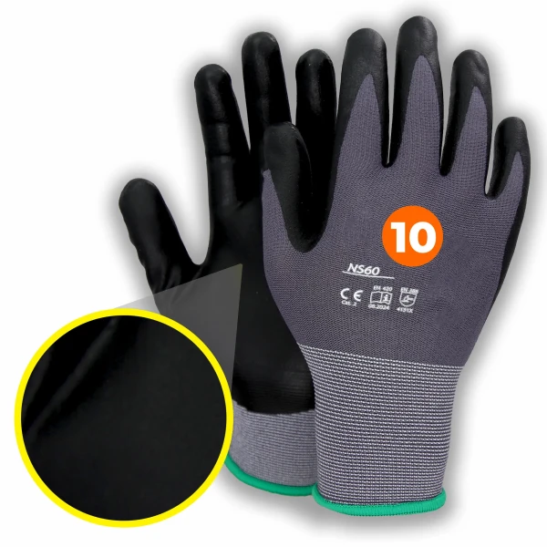 RĘKAWICE ROBOCZE nylonowe rozmiar. 10 SOLID