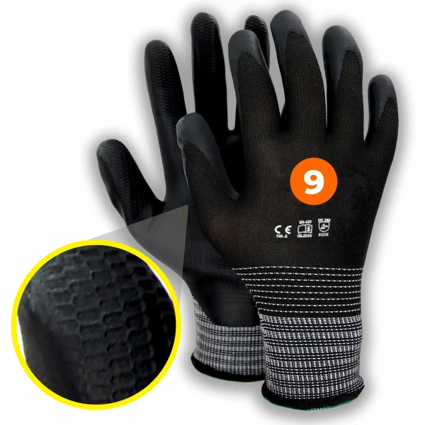 RĘKAWICE ROBOCZE nylonowe rozmiar. 9 SOLID