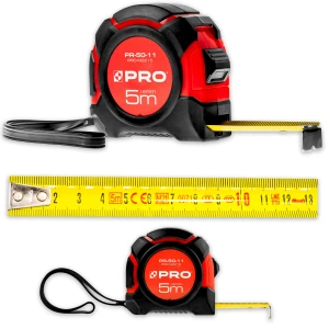 Miara zwijana z hamulcem budowlana 5M 19mm PRO Fachmayer MZ215