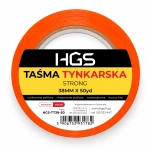 Taśma tynkarska HGS pomarańczowa 38mm x 50yd MOCNY KLEJ BUDOWLANA WODOODPORNA UV HGS-TT38-50
