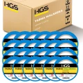 24x Taśma malarska HGS niebieska 48mm x 50yd Delikatny klej HGS-TM48-50 CAŁY KARTON