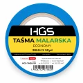 Taśma malarska HGS niebieska 38mm x 50yd Delikatny klej HGS-TM38-50