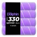 DOLPHIN 330 Zestaw 4x SPINNER 25cm 2X KILLER 10cm 2x UCHWYT 2x KUWETA 2x Taśma ZM16