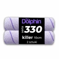 DOLPHIN 330 Zestaw 4x SPINNER 25cm 2X KILLER 10cm 2x UCHWYT 2x KUWETA 2x Taśma ZM16