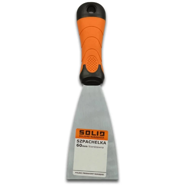 Szpachelka nierdzewna 60mm malarska murarska Solid Professional Series