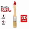 Pędzel do farb olejnych 20mm SOLID