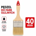 Pędzel do farb olejnych 40mm SOLID