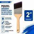 Pędzel skośny syntetyczny do odcięć uniwersalny 2" 50mm PROFESSIONAL SERIES SOLID