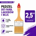 Pędzel do farb lakierów i bejc uniwersalny 2,5" 63mm PROFESSIONAL SERIES SOLID