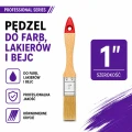 Pędzel do farb lakierów i bejc uniwersalny 1" 25mm PROFESSIONAL SERIES SOLID