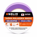 Taśma malarska washi fioletowa 45mm x 50mb do delikatnych powierzchni SOLID
