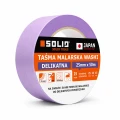 Taśma malarska washi fioletowa 25mm x 50mb do delikatnych powierzchni SOLID