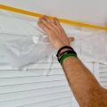 ANTYCHLAP Folia malarska z taśmą WASHI SAMURAJ UV 270cm x 20mb SOLID