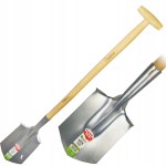 Łopata szpadel OSTRY drewniany trzonek STALCO S-80103