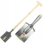 Łopata szpadel OSTRY drewniany trzonek STALCO S-80101