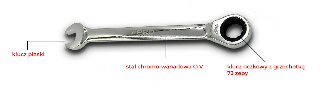 klucz płasko-oczkowy schemat 13mm