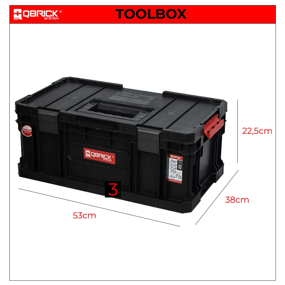 Mobilny warsztat na kółkach modularny Qbrick System Two 6w1