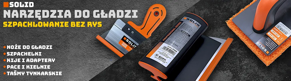 Narzędzia do gładzi SOLID NDG4