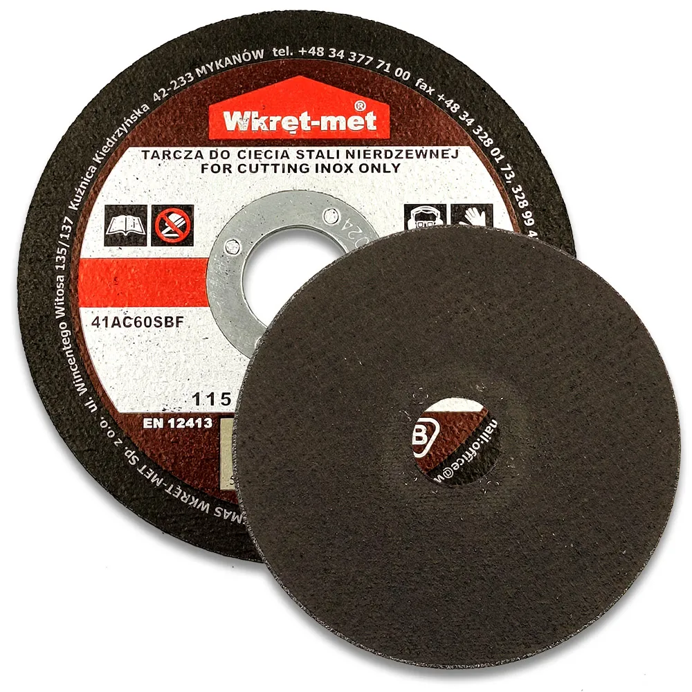 Tarcza do cięcia metalu 115mm WKRĘT-MET